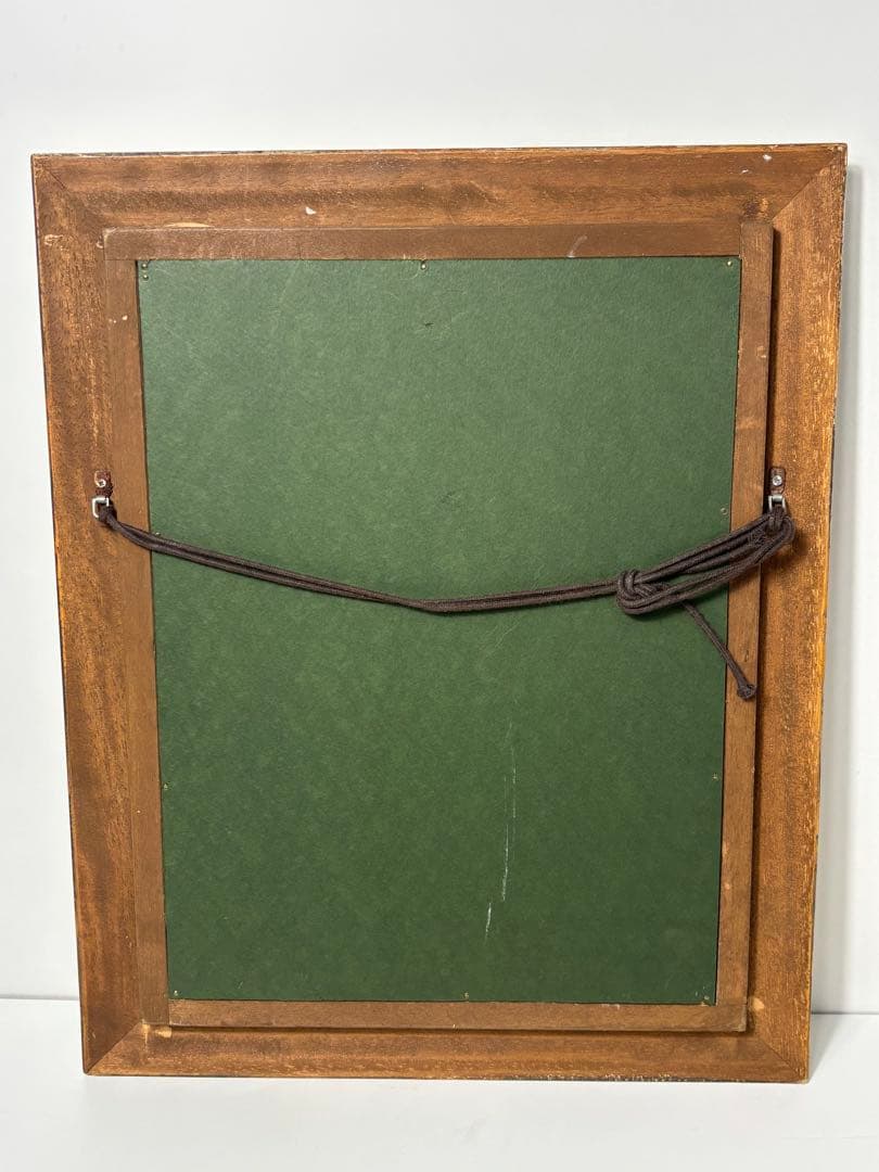 #小野州一「花の絵」原画作品（額装付き）