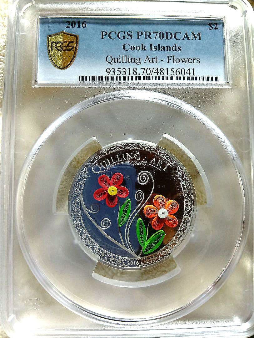 PR70 DCAM 2016 クック諸島 銀貨 世界999枚 PCGS NGC
