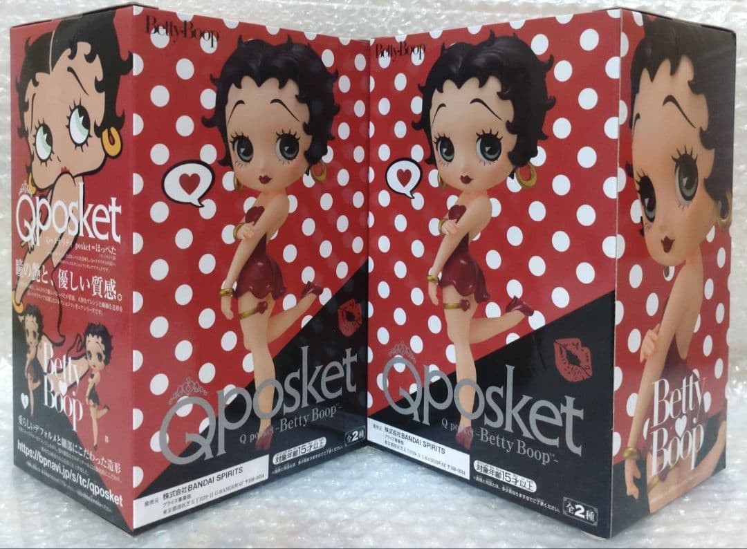 ★新品 未開封★Qposket Betty Boop☆2点セット☆ベティブープ