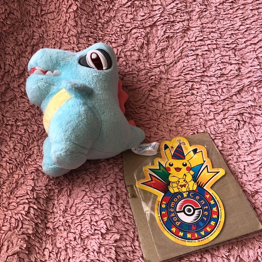 ポケモンセンター　アニバーサリー　ワニノコ　ポケドール　記念　ぬいぐるみ