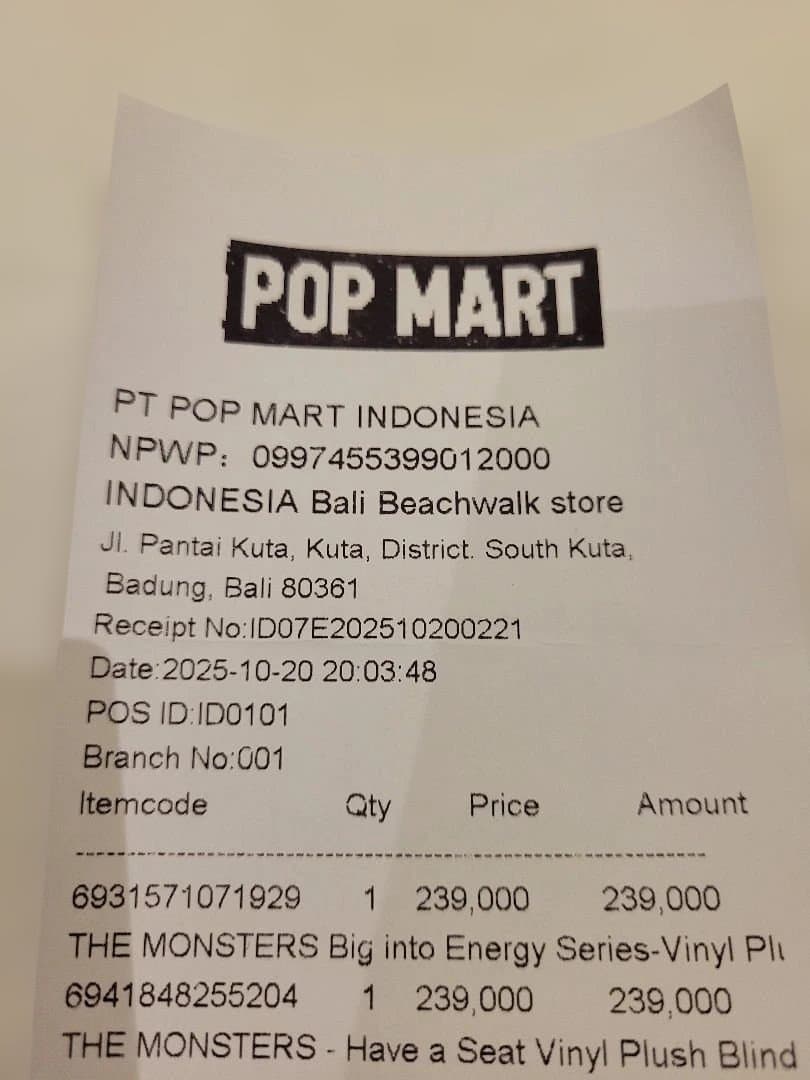 POP MART ラブブ エナジー 他4種 ショッパー