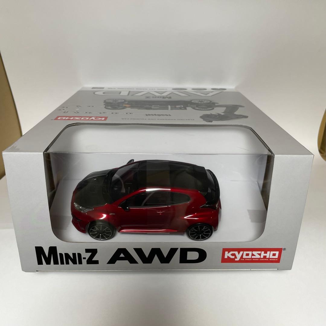 京商ミニッツ トヨタGRMNヤリス　ラリーパッケージ　レッド　AWDレディセット