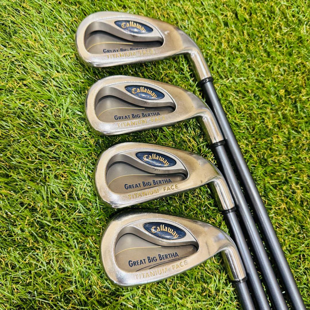 【女性用】Callaway great big bertha アイアンセット