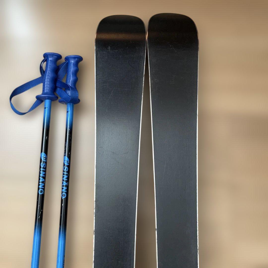 elan スキー 130cm カモフラージュセット