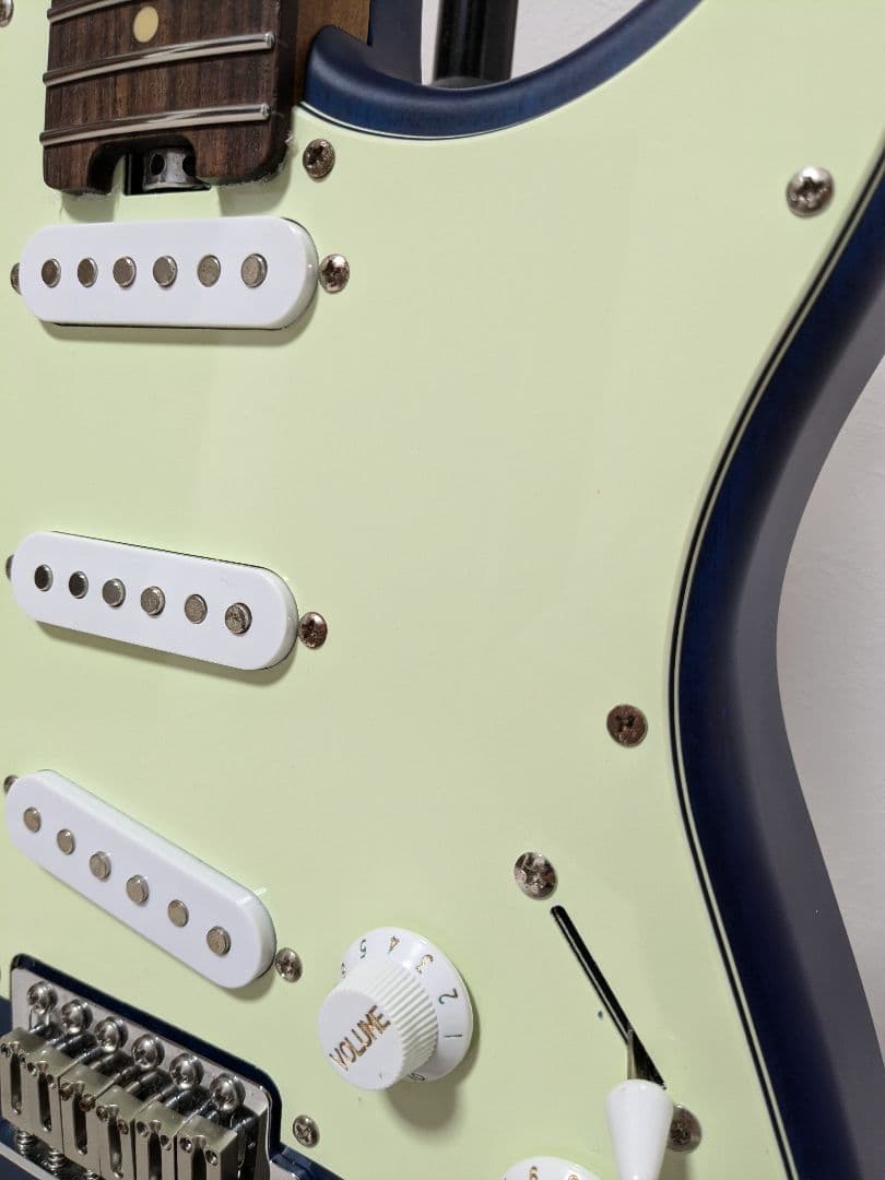 ギター EART Electric Guitar SSS Blue