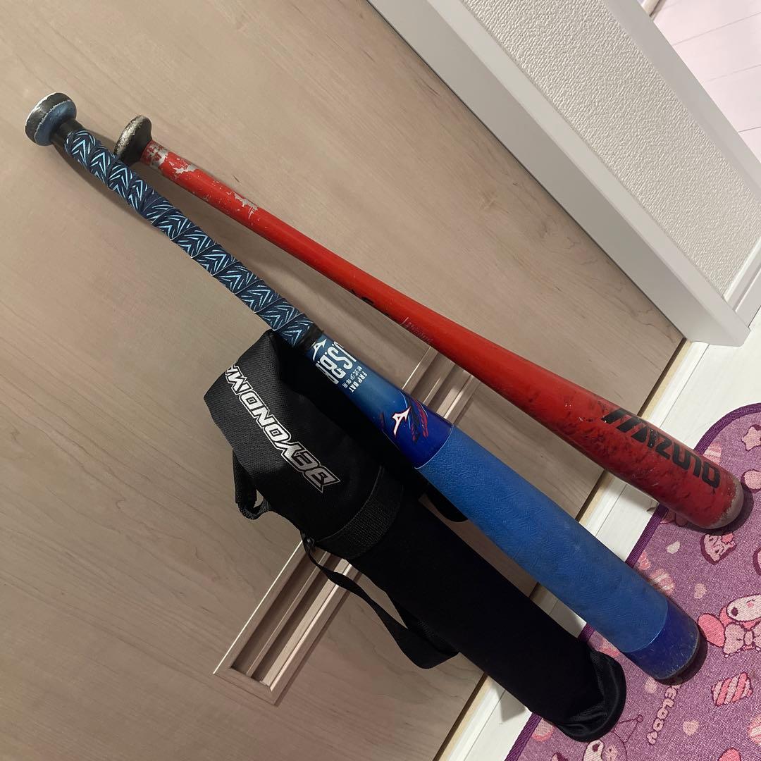 Mizuno 軟式バット MIZUNO 83 バットケース付き