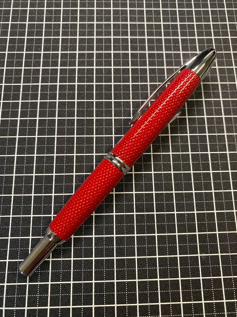 PILOT CAPLESS Kasuri 赤 万年筆 字幅EF