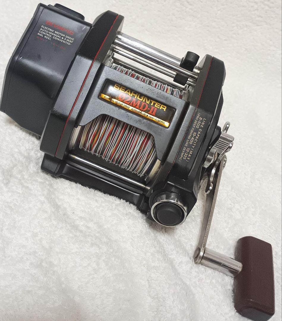 オリムピックシーハンター02MD-Ⅱ電動リール！通電確認済み