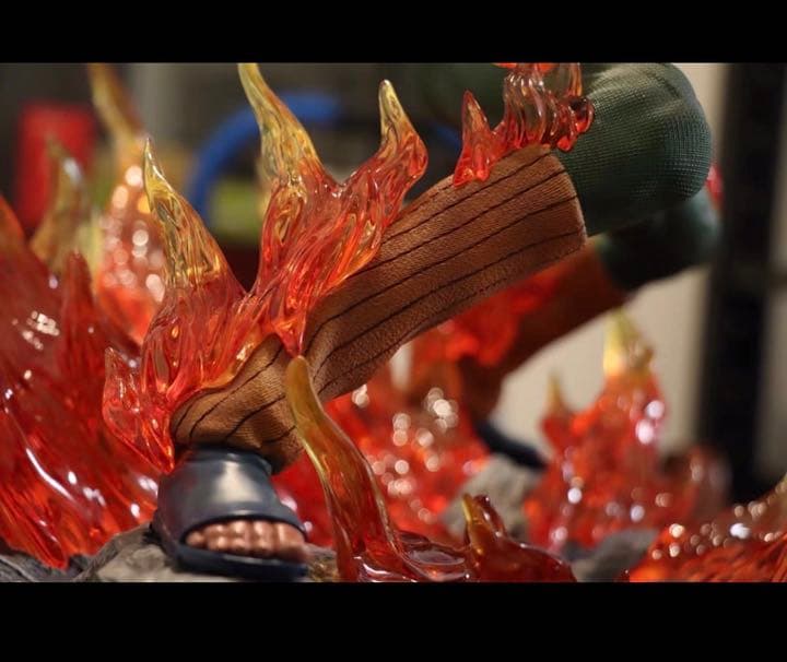 NARUTO ナルト マイト・ガイ 1/4 ガレージキット ガレキ スタチュー②