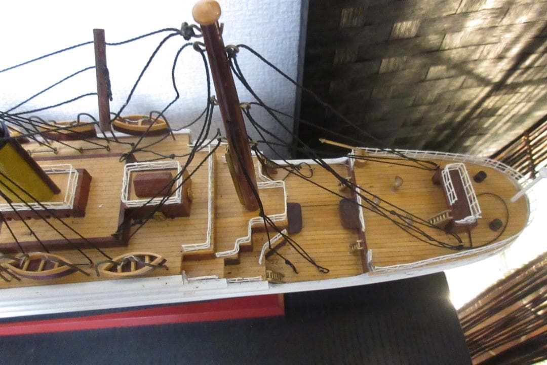 タイタニック 号 大型 模型 80センチ 中古 ＆ 碧洋のハート＆新品DVD付