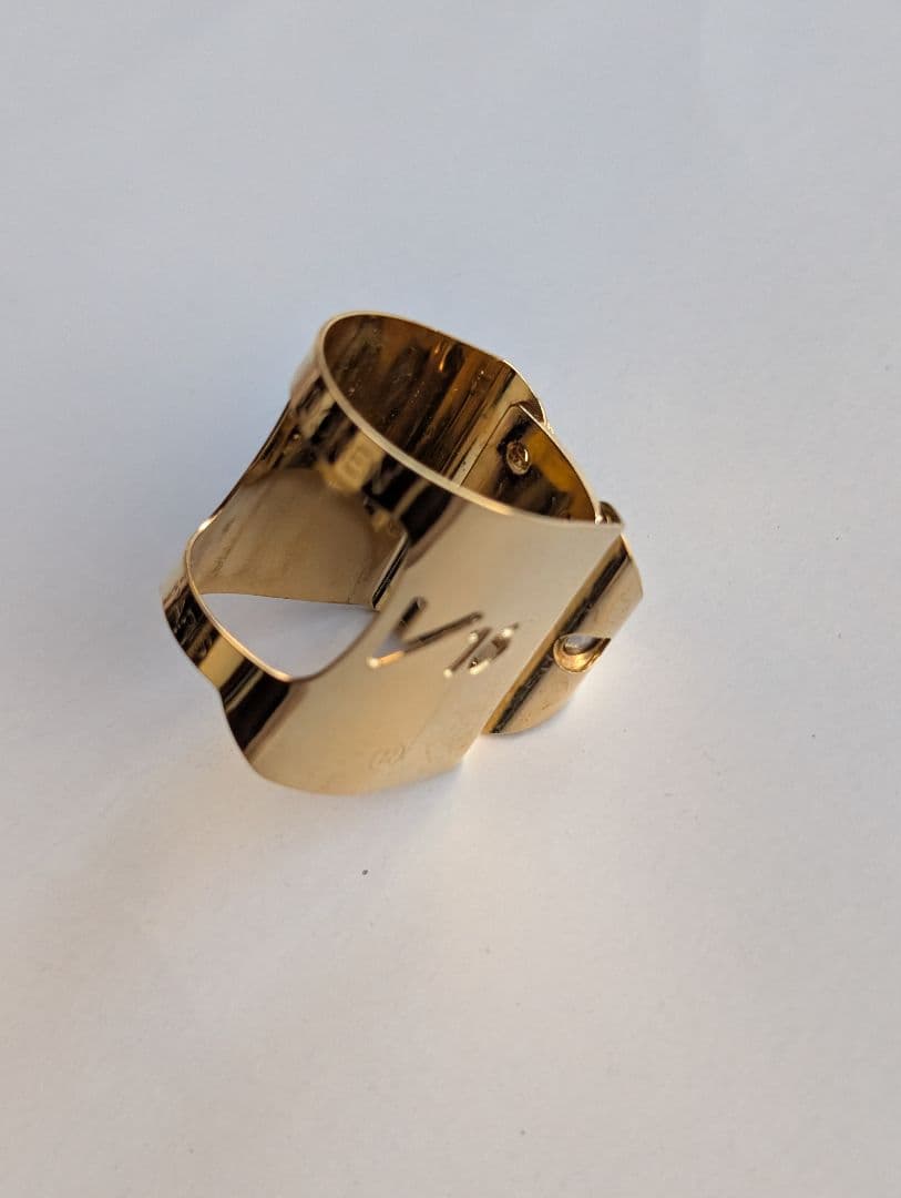 V16メタル用 オプティマムリガチャー バンドレン プレート付き テナーサックス