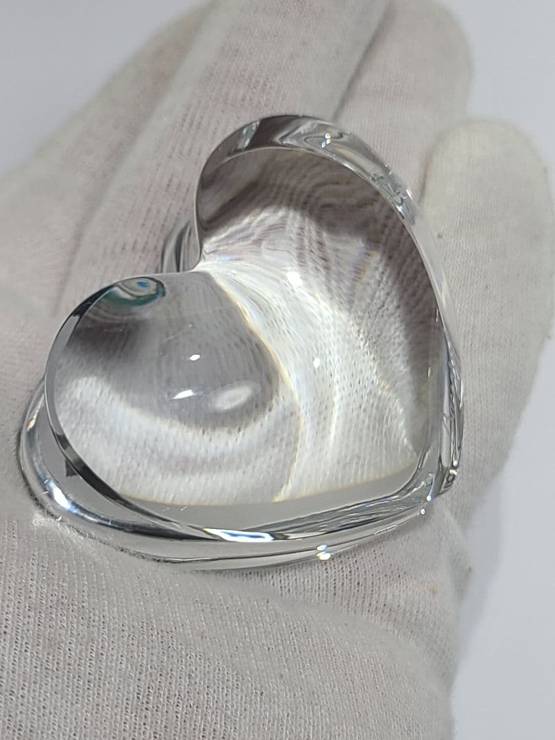 Baccarat ハート型 ペーパーウェイト　オブジェ バカラ