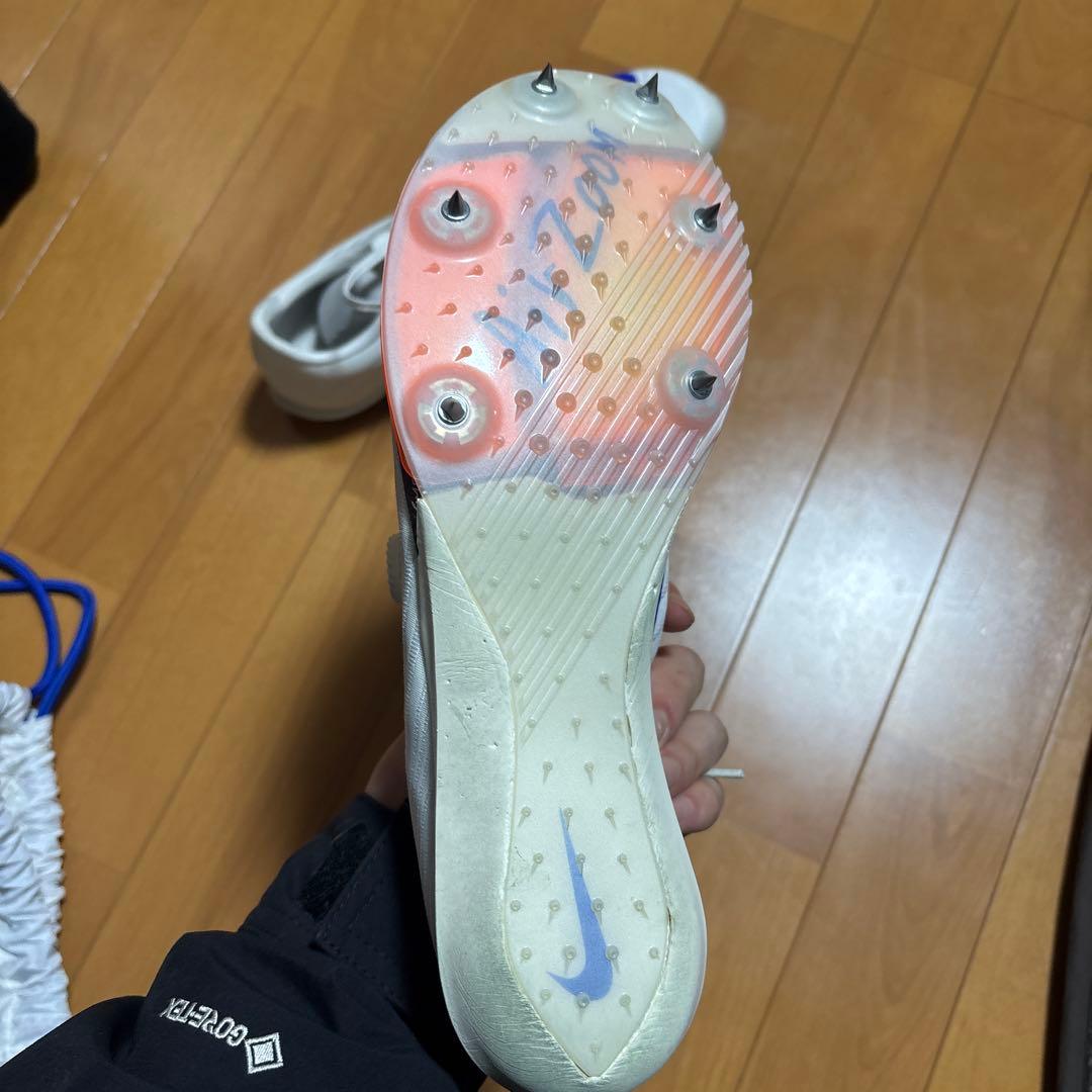 Nike Vapor スパイクシューズ ホワイト/ブルー/オレンジ