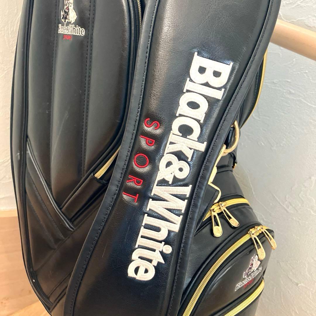 [送料込み] Black&White キャディバッグ　ブラック