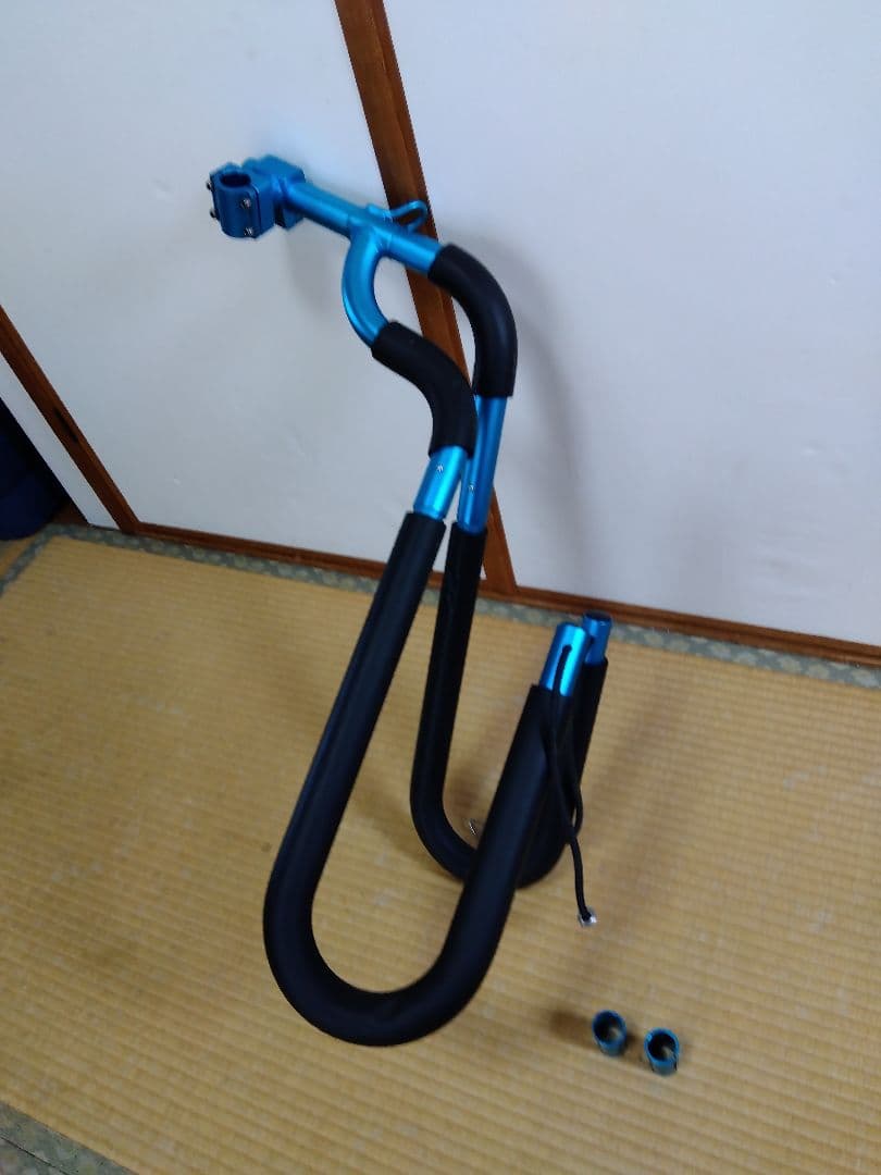 サーフボード　自転車　キャリア　アルミ製　ブルー　ショートボード　ロングボード