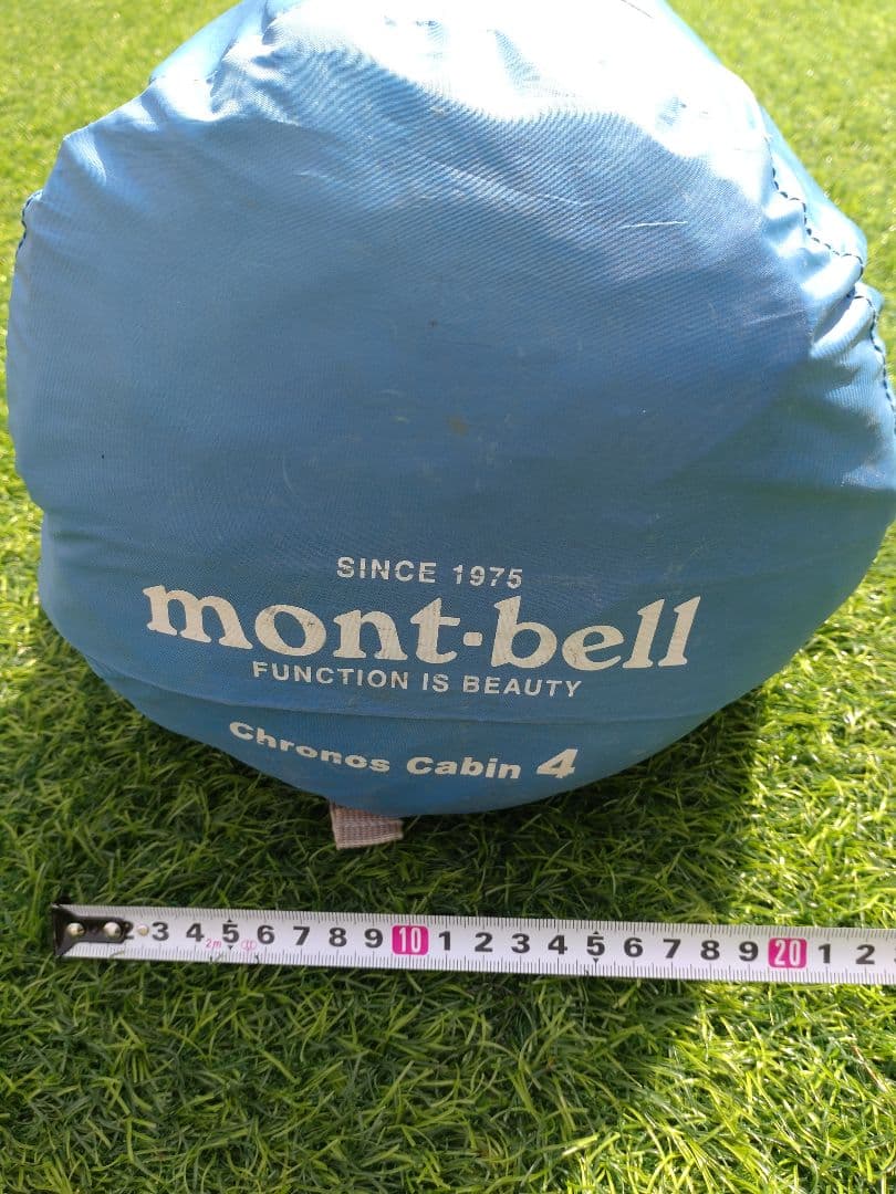 本日限定値下げ！[ジャンク扱い]モンベル クロノスキャビン4+専用グランドシート