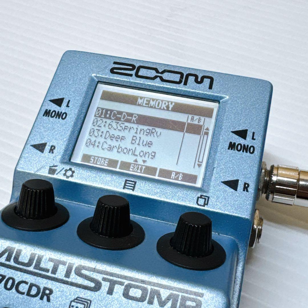 ZOOM MULTISTOMP MS-70CDR マルチエフェクター V2.00