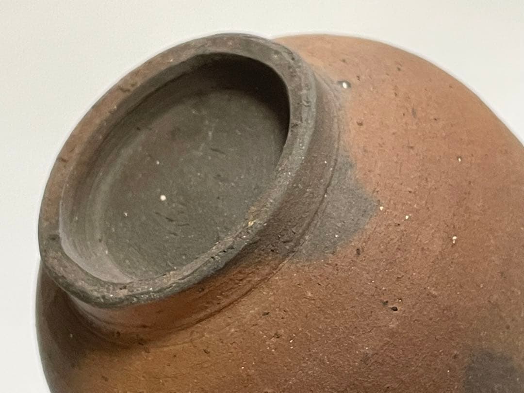 陶芸家　作家物　作者不明　焼締　やきもの　盃　ぐい呑　小碗　箱無し　沖縄　琉球