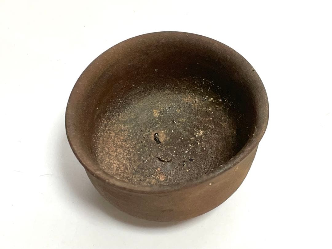 陶芸家　作家物　作者不明　焼締　やきもの　盃　ぐい呑　小碗　箱無し　沖縄　琉球