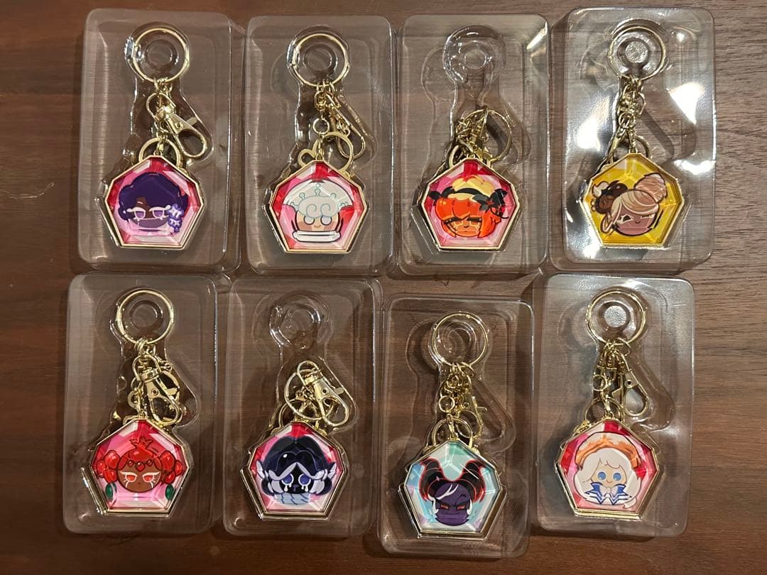 クッキーランキングダム　 キャラクターキーホルダー8個セット