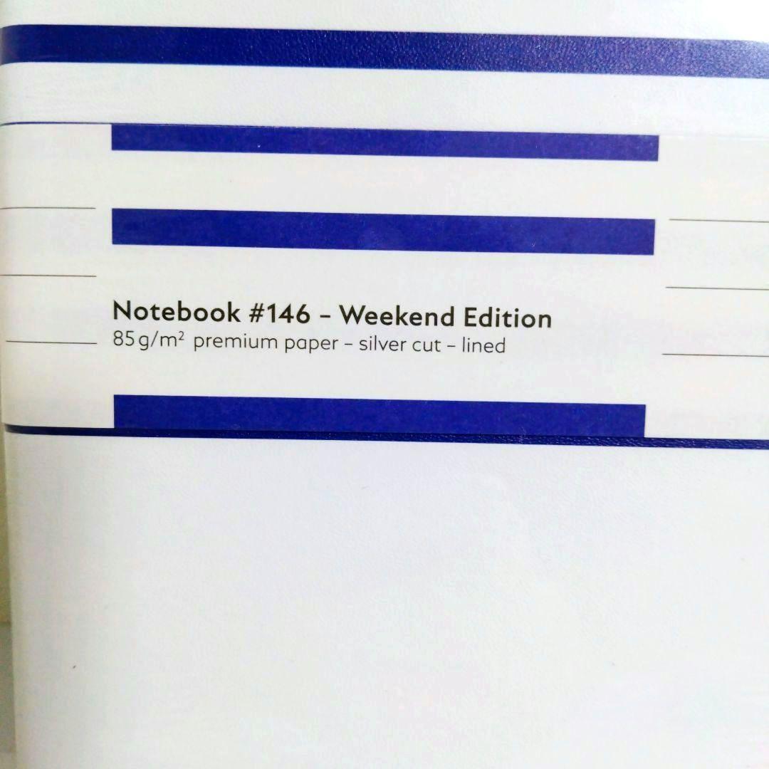 【未開封】モンブラン ノート #146 マリンブルー　ホワイト　ストライプ