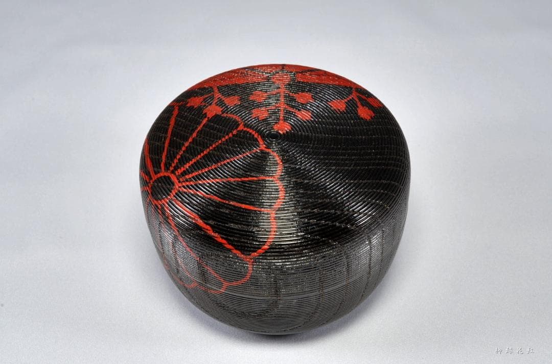 中村宗尹 鵬雲斎好 寿輪棗 写 共箱 茶道具