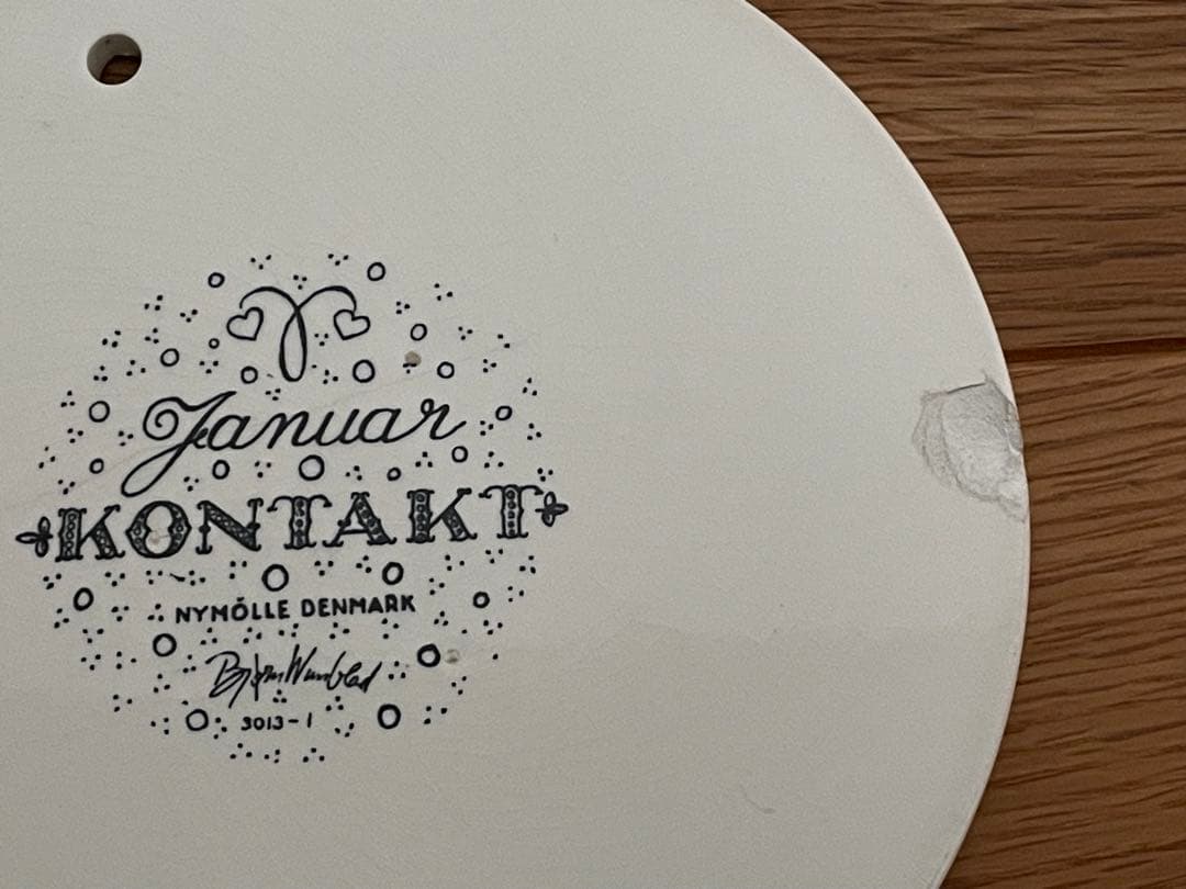 Bjorn Wiinbladマンスリープレート12ヶ月セットNymolle北欧