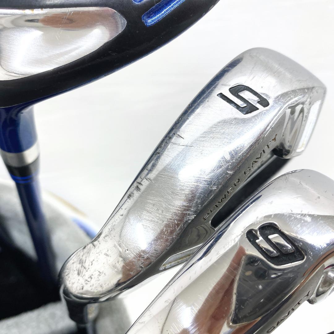 【左利き/レフティ】 ワールドイーグル ゴルフクラブ 初心者 セット 10本 S