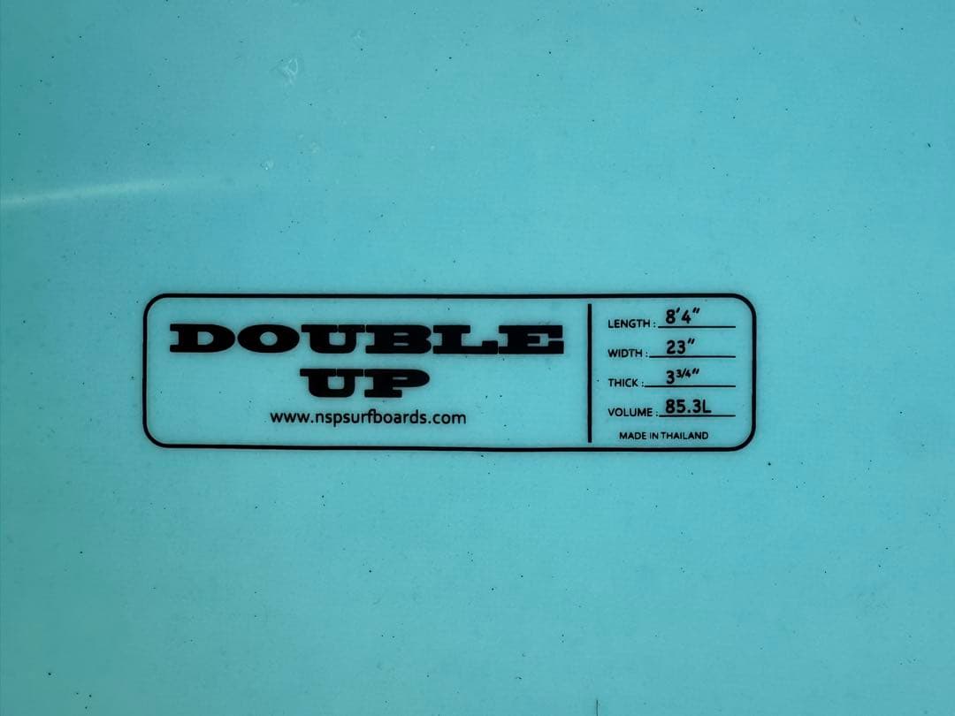 【値下中】NSP doubleup ドゥーブルアップ ミニロングボード