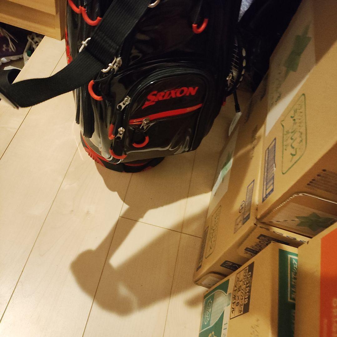 Srixon キャディバッグ 黒/赤