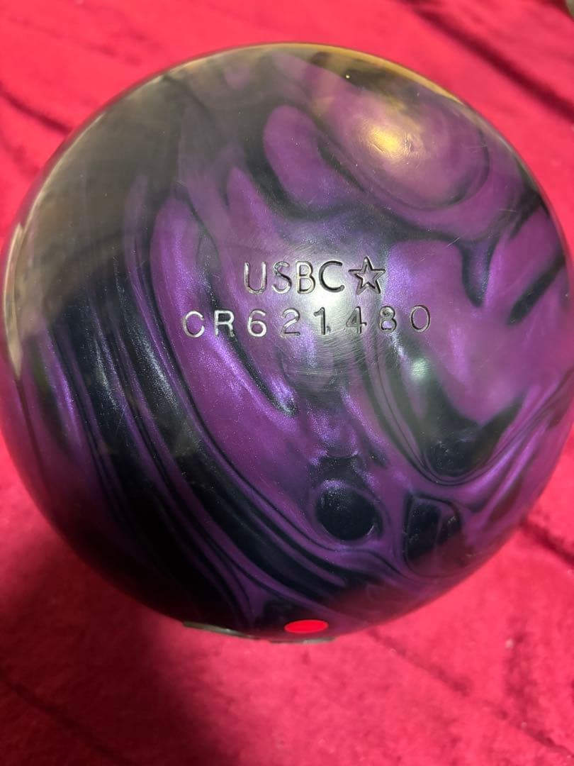 ブラックウィドーダークナイト　ボウリングボール