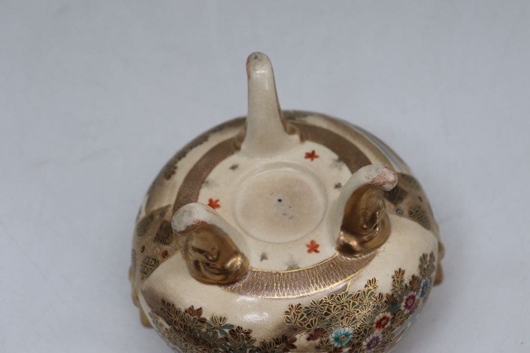 本薩摩　極上　香炉　純銀ぼや蓋　送料込み250708