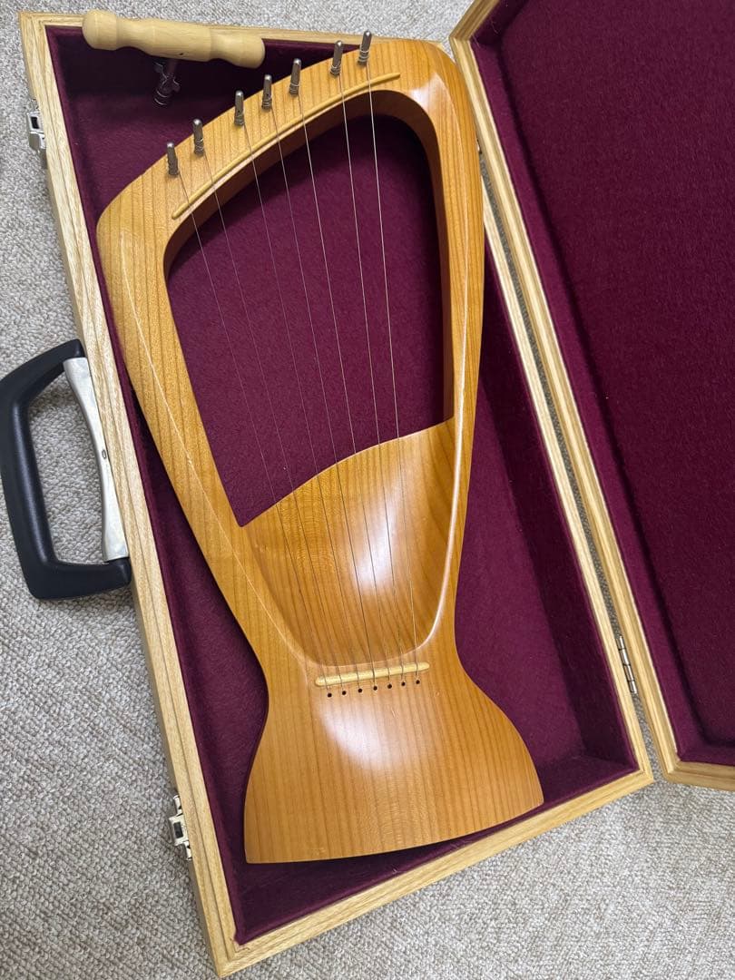 キンダー ハープ　ライアー ケース付き　コロイ