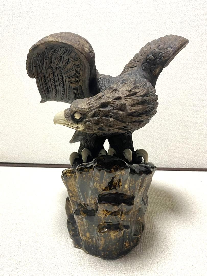 鷲の置物 インテリア 彫刻風 オブジェ