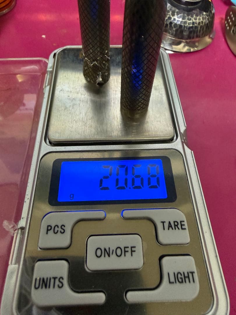 純銀　コップ　スターリングシルバー　万年筆