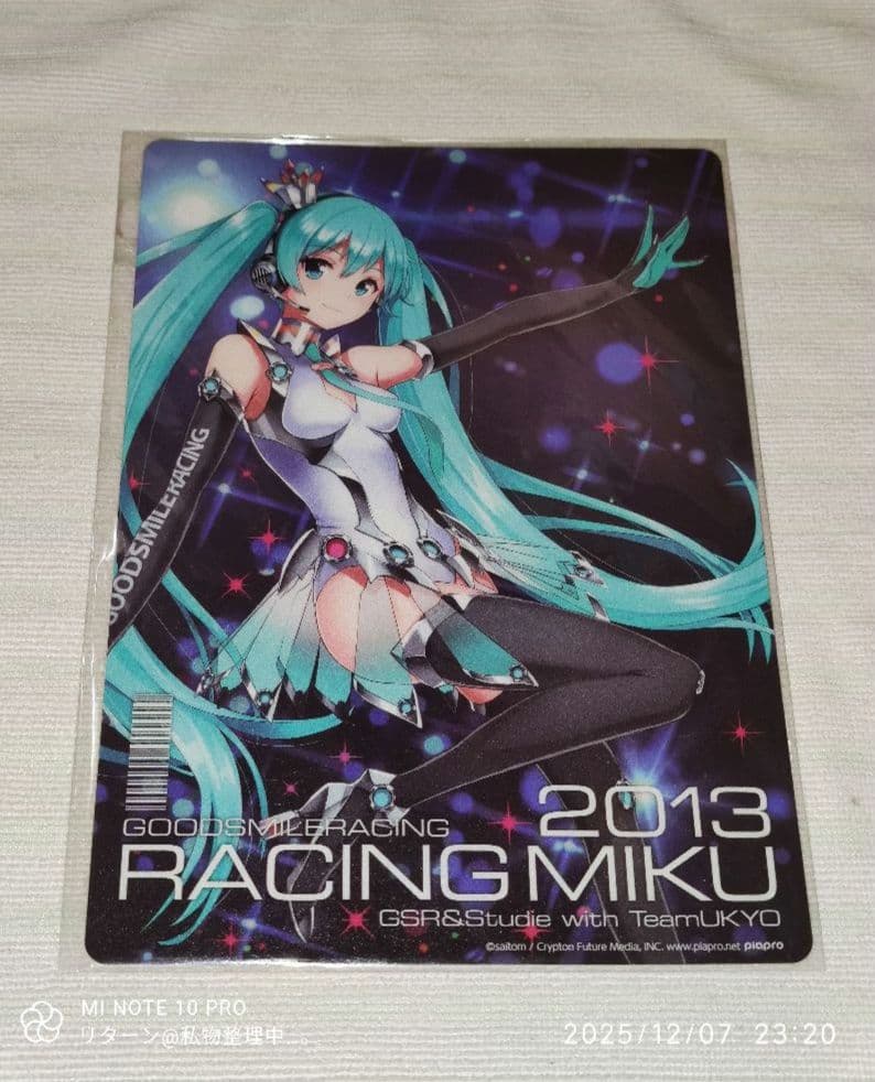 初音ミク レーシングミク 2013 ver. マウスパッド 未開封