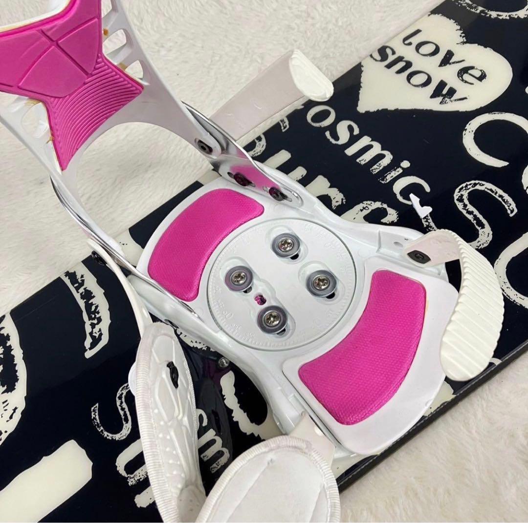 2点まとめ Cosmic surf 144cm stella スノボ セット