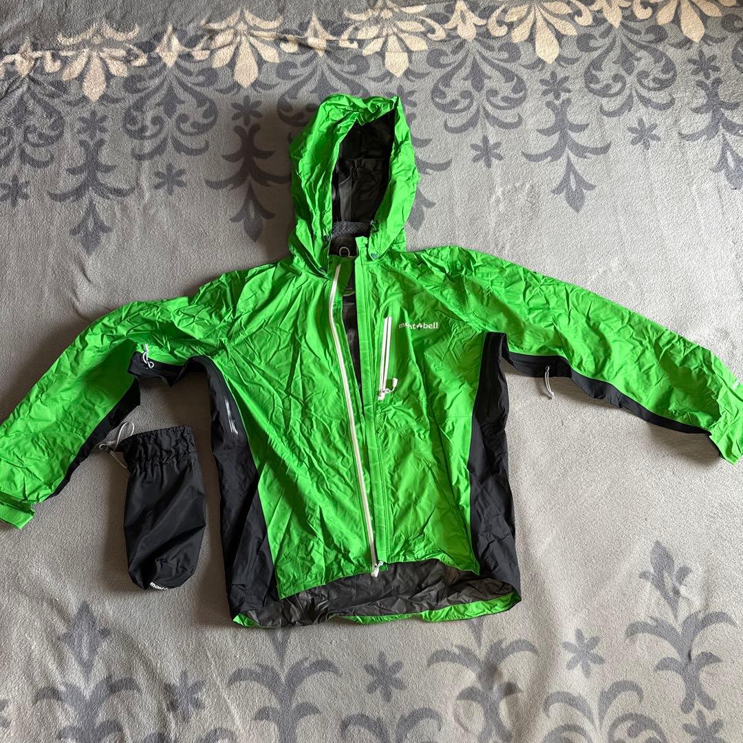mont-bell M グリーン レインウェア