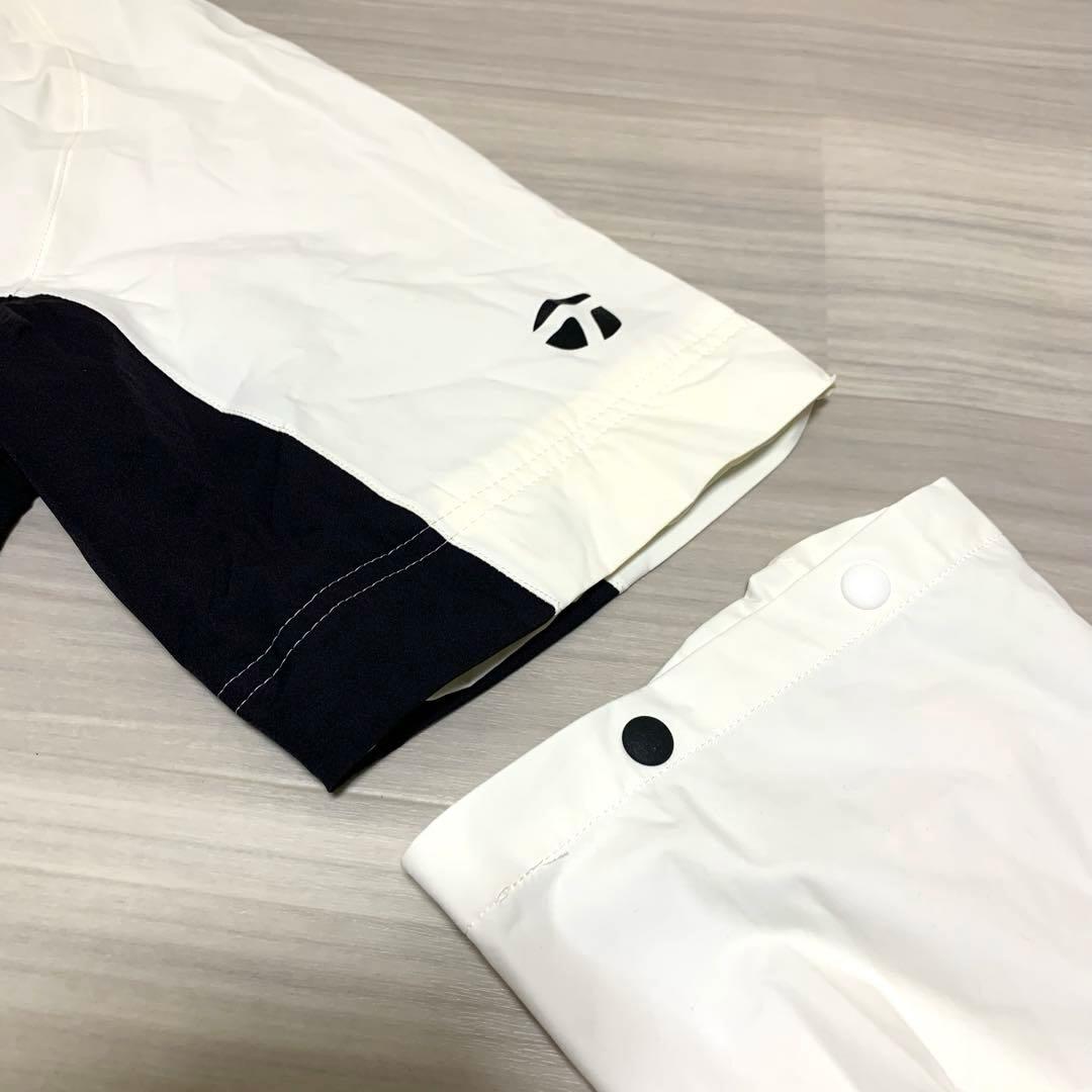 【美品】Taylor Made レインウェア セットアップ M 白/黒 収納袋