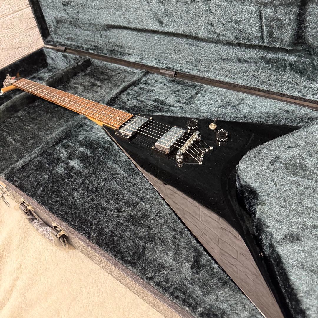 希少　EPIPHONE エピフォン　ランディV 変形　ハードケース付き