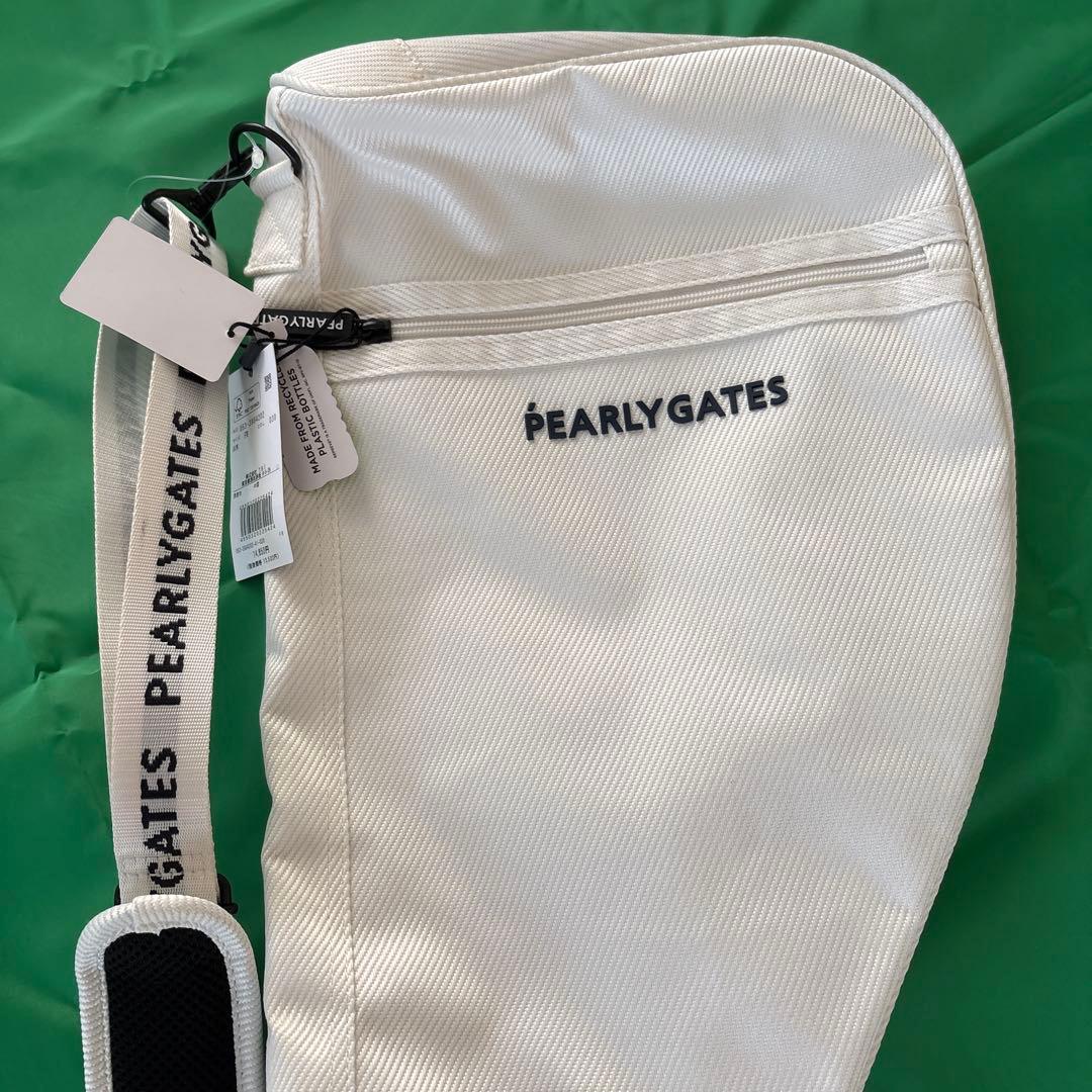 PEARLY GATES ゴルフバッグ ホワイト ストライプ