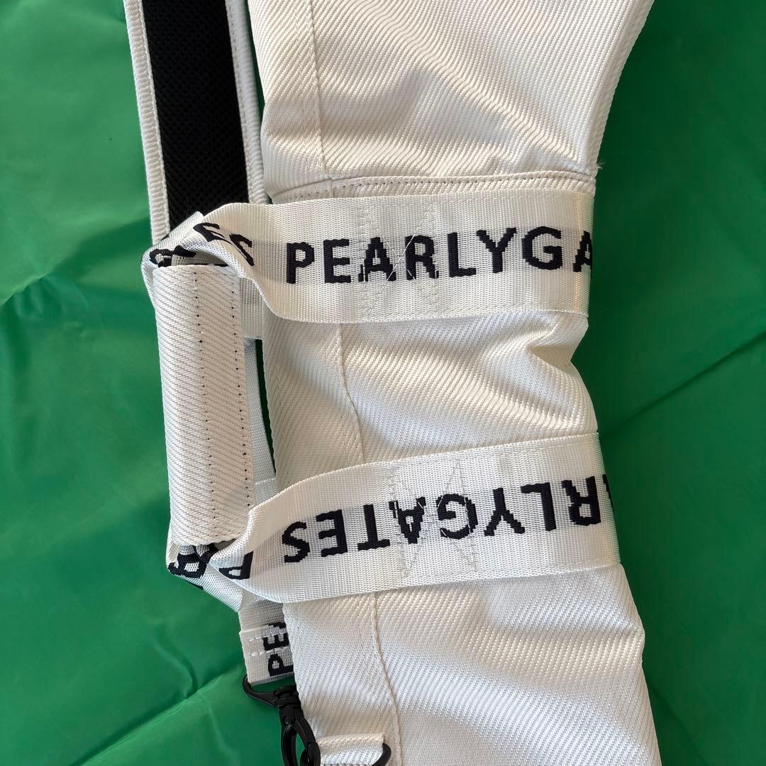 PEARLY GATES ゴルフバッグ ホワイト ストライプ
