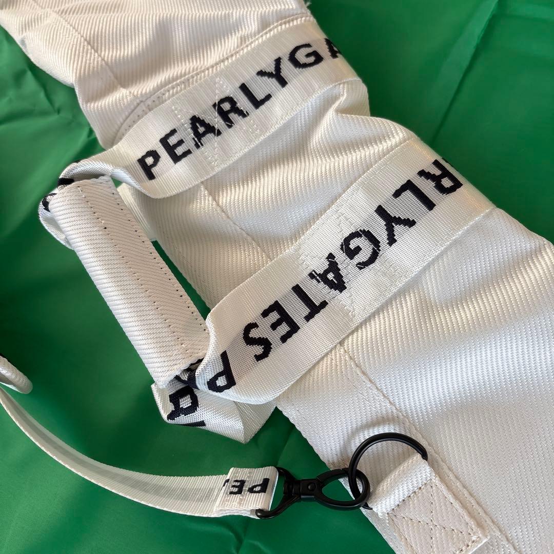 PEARLY GATES ゴルフバッグ ホワイト ストライプ