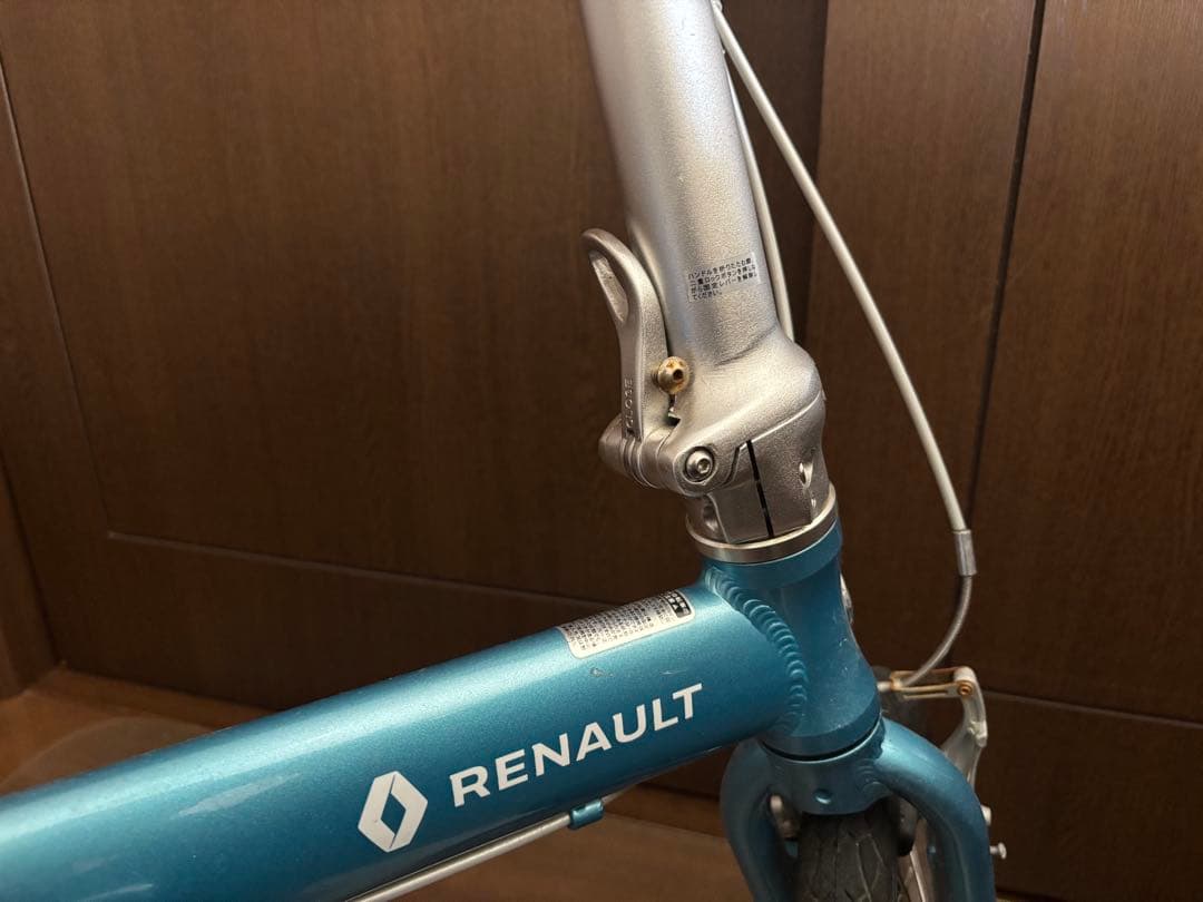 RENAULT 折りたたみ自転車 青