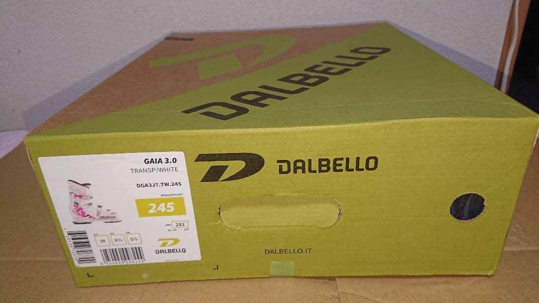DALBELLO 未使用24.5㎝ ソール282㎜ GAIA3 スキーブーツGW