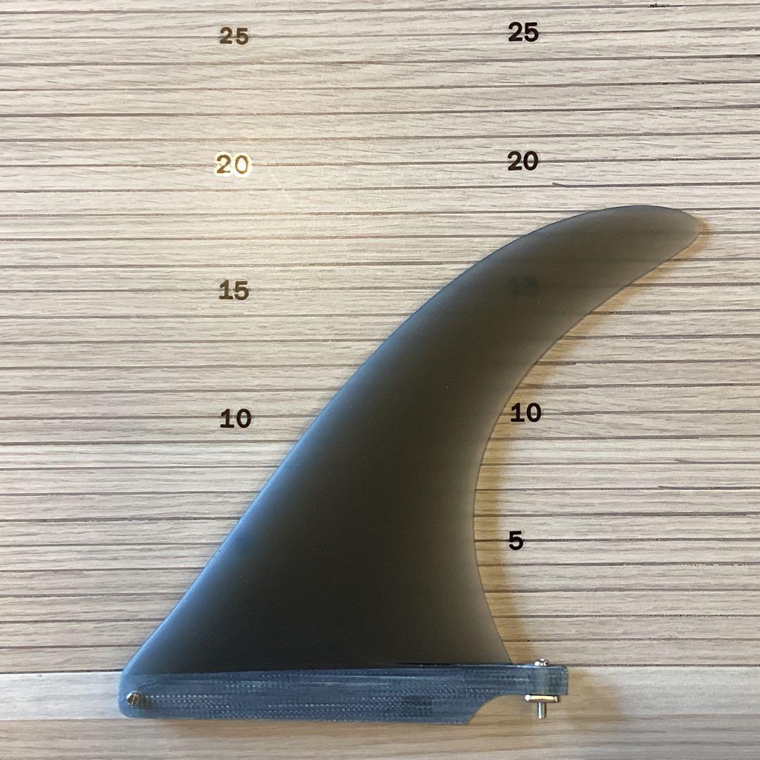 新品未使用シングルフィン7.5インチ　ブラック、 スクリュー付き