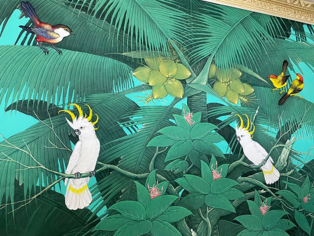 #バリ島#ウブドゥ#絵画#鳥#アート#インテリア#癒し