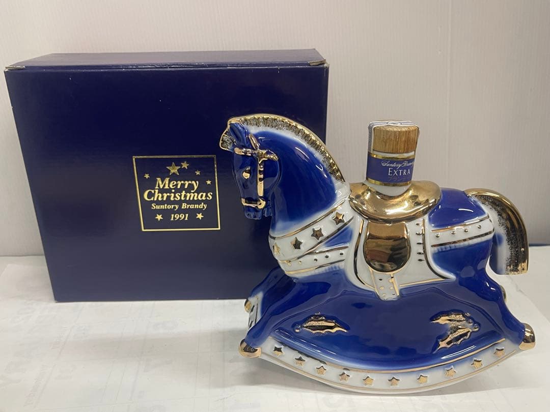 未開栓 SUNTORY サントリー ブランデー エクストラ クリスマス 木馬41