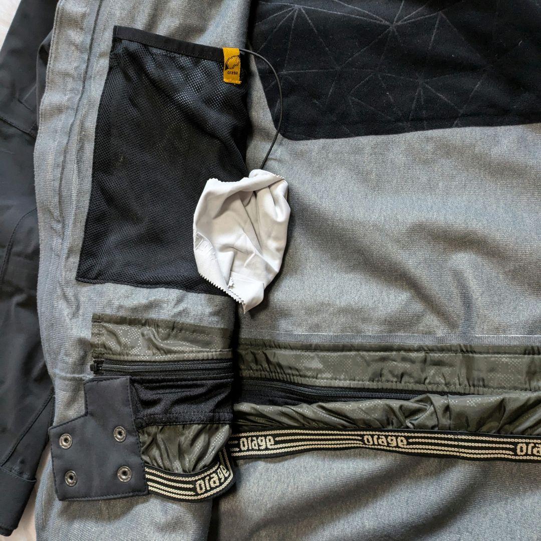 オラージュorage スキーウェアLサイズ黒gore-tex softshell