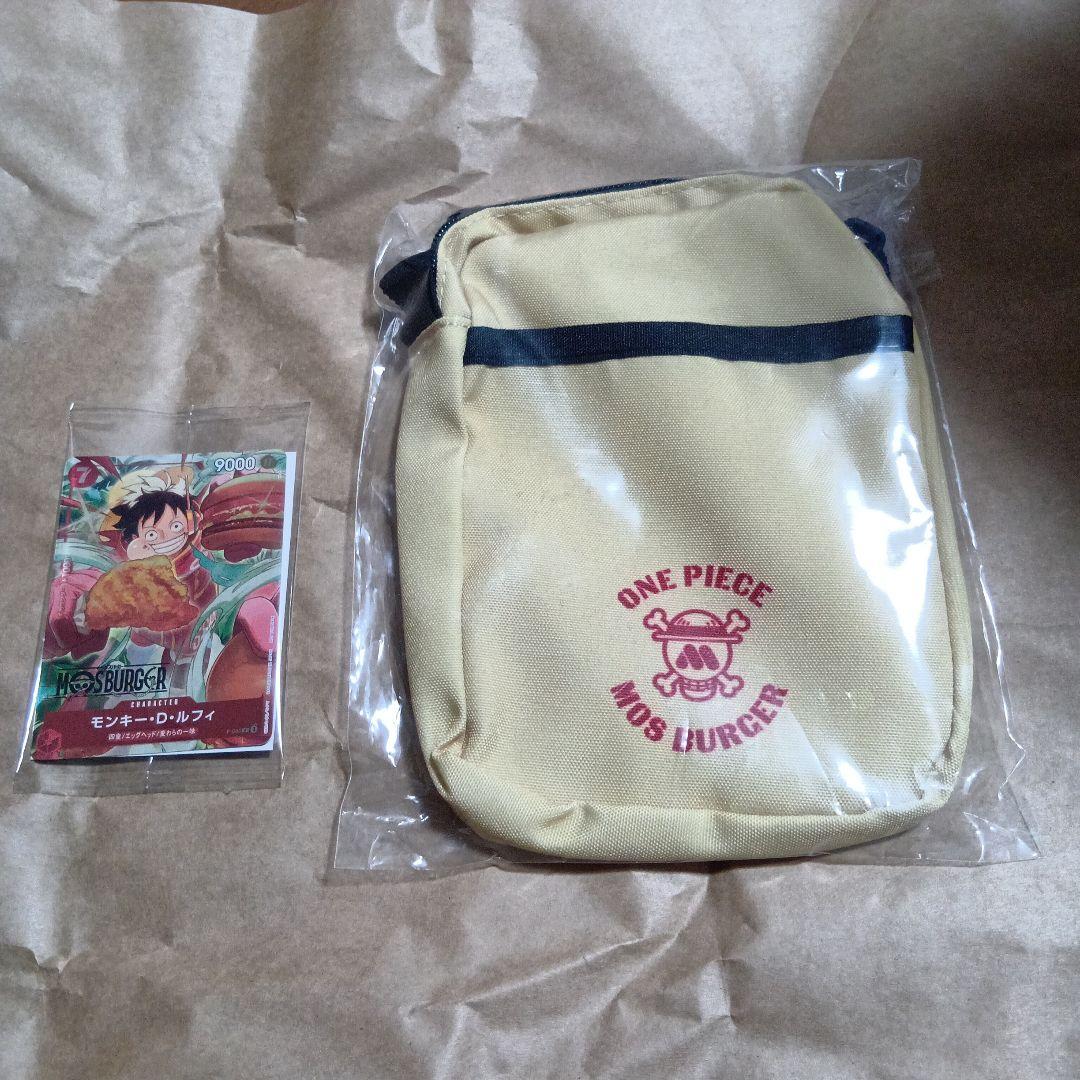 モスバーガー ONE PIECE ポーチとカードセット
